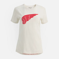 Short Sleeve Wing T-Shirt - Women's Short Sleeve Tee in White