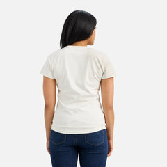 Short Sleeve Wing T-Shirt - Women's Short Sleeve Tee in White