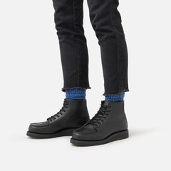 Classic Moc® - Women's Short Boot in Black Boundary Leather