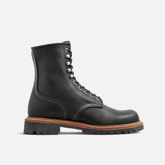 Logger - Men's Logger in Black Oil Slick Leather