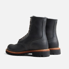 Logger - Men's Logger in Black Oil Slick Leather