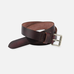 Classic Heritage Leather Belt - Men's Belt in Black Cherry Excalibur Leather