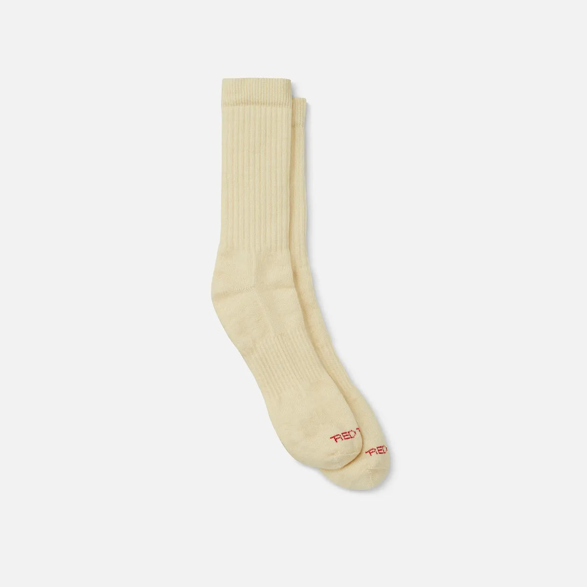 Full Crew Socks - Unisex Full Crew Socks in Cream